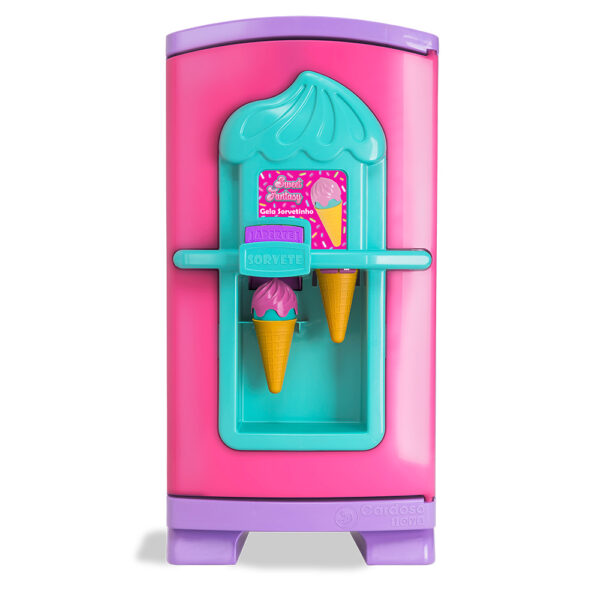 Geladeira Gela Sorvetinho PlayMi rosa
