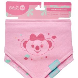 Kit com 2 Babadores Bandana Lilica Ripilica Happy Sky