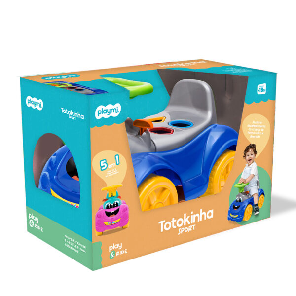 Totokinha Sport Azul Caixa Individual PlayMi