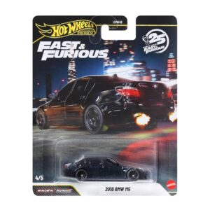 Hot Wheels Premium 2010 BMW M5 Fast & Furious na embalagem comercial